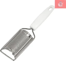 Stainless Steel Curved Grater & Zester - Perfect for Citrus, Spices & Cheeses