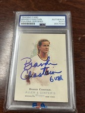 Brandi Chastain Signed 2006 Allen & Ginter Card #304 Soccer Slabbed Auto PSA