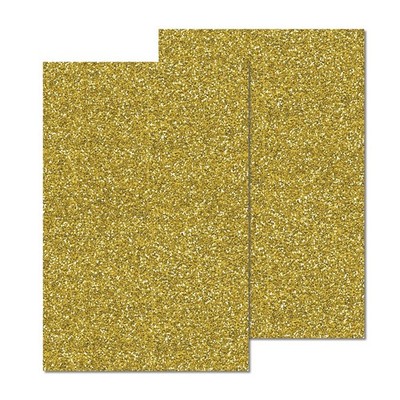 2 Pack 8'' x 12'' Glitter Gold Acrylic Sheet 3mm Thick Acrylic Plexiglass Boa...