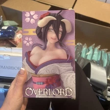 Taito-Overlord Coreful Figure - Albedo (Sakura Kimono Ver.) Renewal Edition