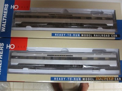Walthers HO 932 6836 Wabash 2 Std Pullmans 48 Seat New
