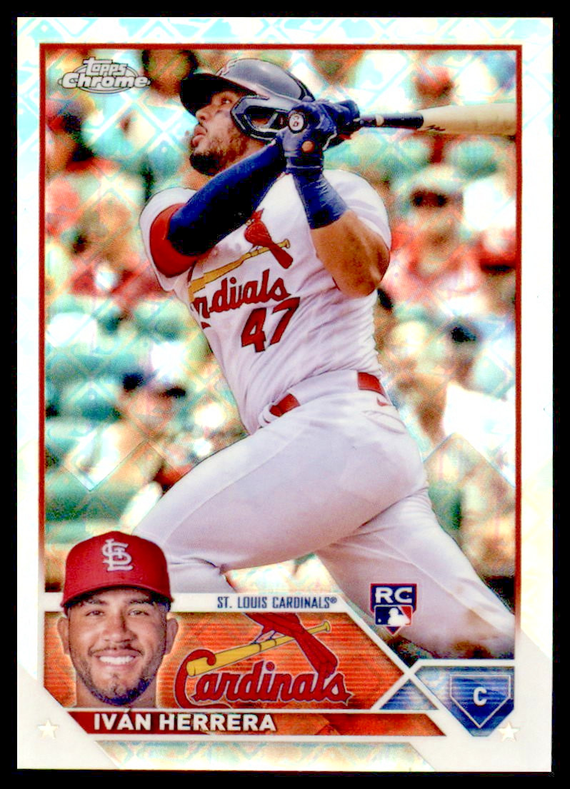 2023 Topps Chrome - Ivan Herrera #177  Logofractor (RC)