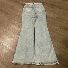 Y2K Old Navy Higher High Rise Flare Jeans Sz 4 Blue Bootcut 28x31