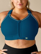 SHEFIT FLEX Indigo Grind Luxe Sports Bra High Support Comfortable Fit