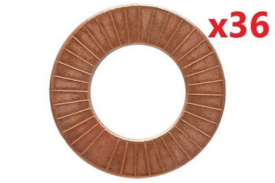 VSI - .770'' x 1.375'' Copper Valve Spring Shim A301, Box of 36