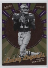 2023 Prestige Living Legends Xtra Points Purple 18/99 Randall Cunningham 0nr3