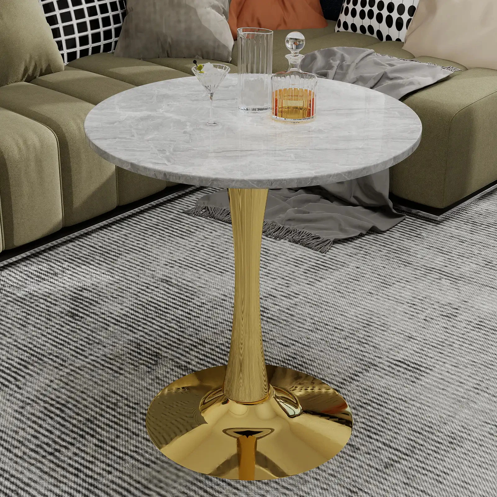 gold coffee table