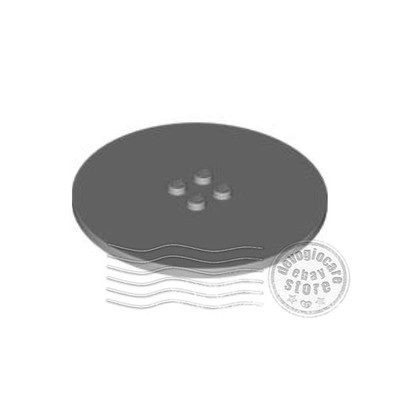 1x LEGO 6177 Tile Round 8x8 Light Bluish Gray | 4211661 4625582 | eBay