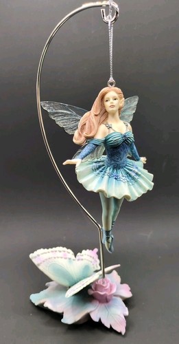 Dragonsite Fairy Ballarina Ornament w/Butterfly Base by Jessica Galbreth EUC