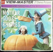 Mother Goose Nursery Rhymes 3d View-Master 3 Reel Packet NEW SEALED