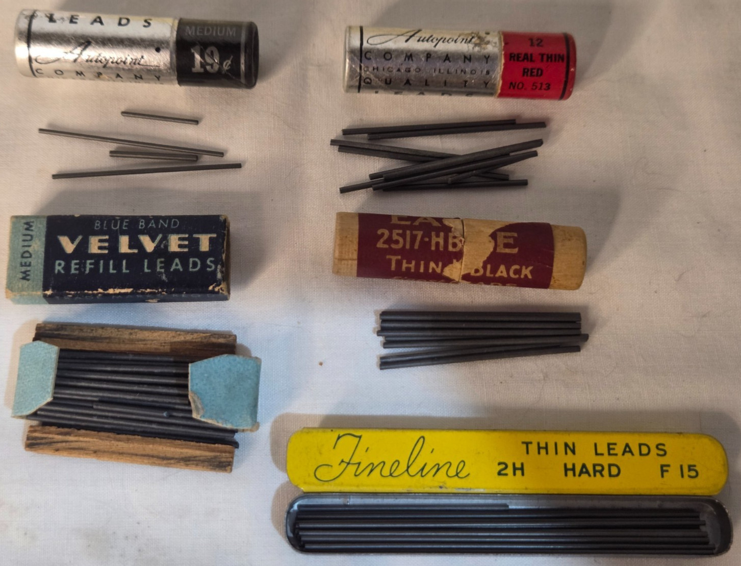 Lead Refill Sheaffer Fine Line Autopoint Velvet Hb 2h