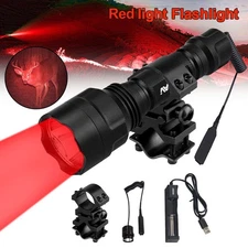 Green/Red/White LED Hunting Light Predator Flashlight Torch Coyote Hog