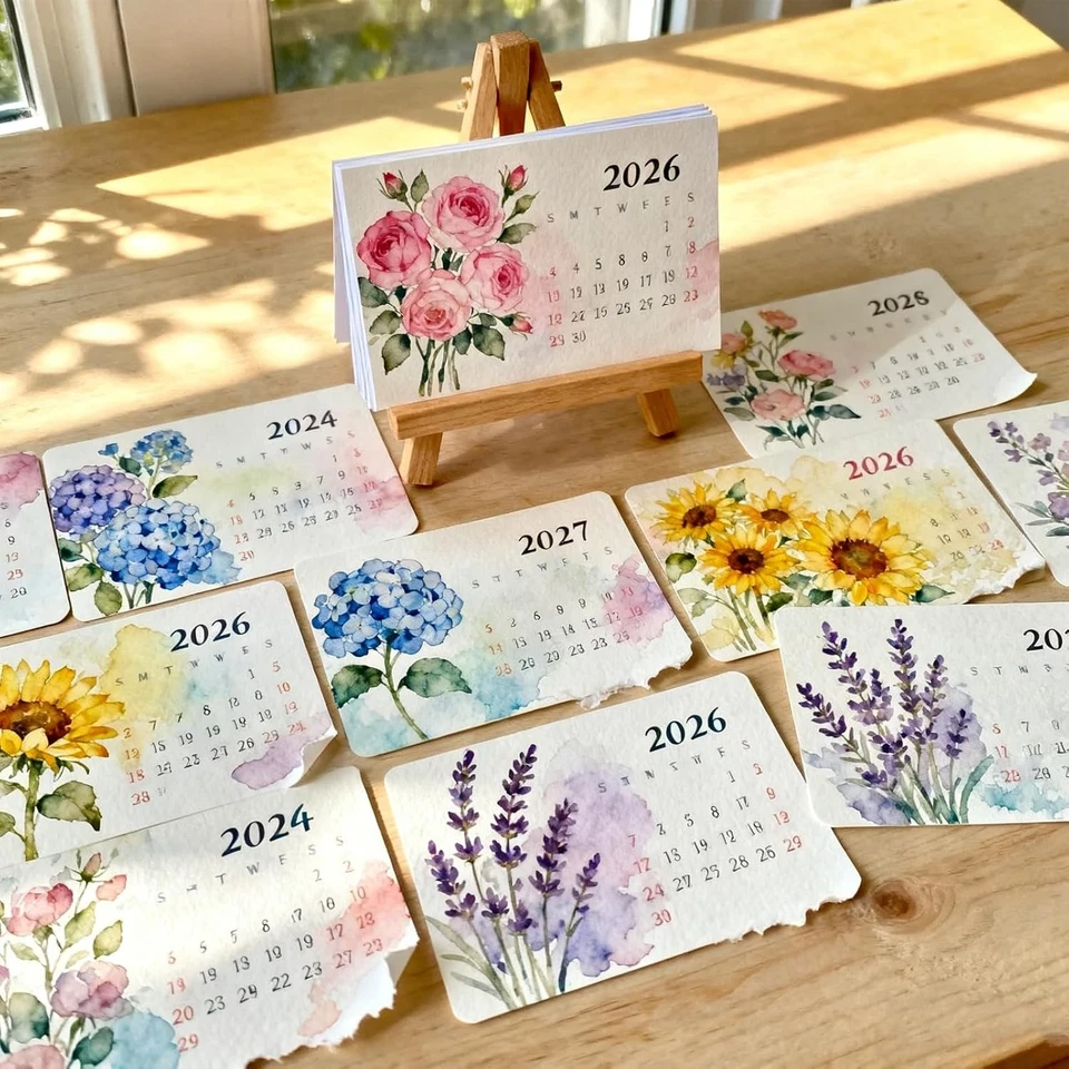 可种植纸质日历 2026 带种子,环保规划礼品 — 第 4/4 张图片