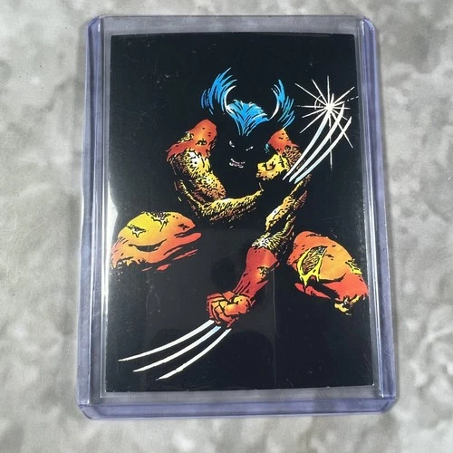 Wolverine Marvel Vintage 1992 Impel Card With Top Loader #43 Disgrace