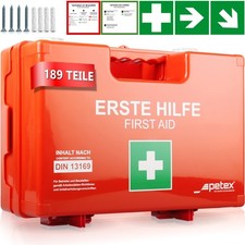 Betriebsverbandskasten DIN 13169 Wandhalterung Erste Hilfe Koffer Verbandkasten