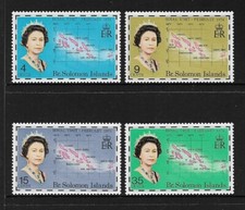1974 SOLOMON ISLANDS Royal Visit Set MNH (SG 250-253)