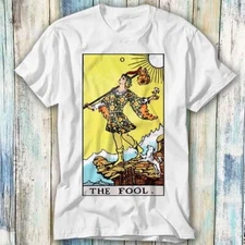 Tarot The Fool Play Card T Shirt Meme Gift Top Tee Unisex 1059