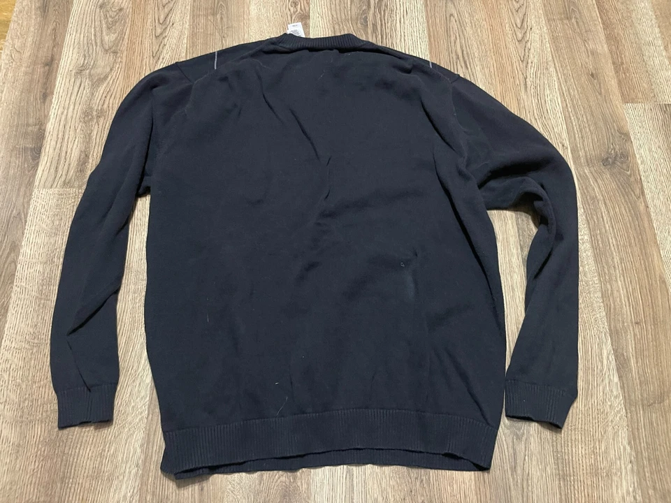 Concepts by Claiborne Sweater, Men's Size XL, Black Gray, Crew Neck, Pullover - Image 2 of 4