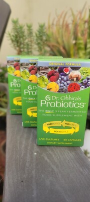 10 boxes, Dr. Ohhira's Probiotics Original Formula 600 Caps total!  Free Ship!