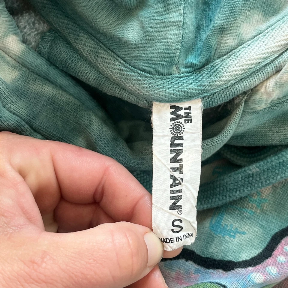 Mountain мужчин толстовка маленький толстовка с капюшоном Y2K немецкий Shepard галстук краситель карман 16916 - Изображение 3 из 4