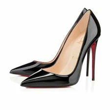 Christian Louboutin So Kate Black Patent Pumps Size 39 IT/ 9 US