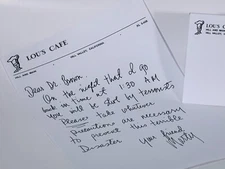 Back to the Future _ Letter to Doc (REPLICA)