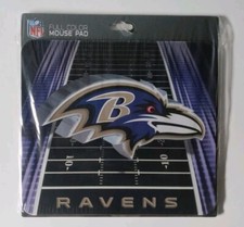 NFL BALTIMORE RAVENS MOUSE PAD Football Logo. Brand NEW