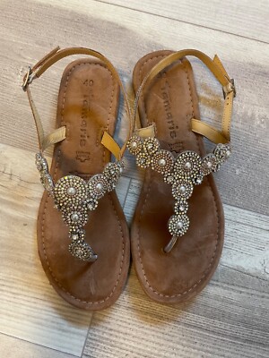 Damen Sandalen Tamaris Sandalen Mit Glitzer Tamaris Damen