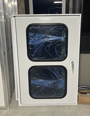 StarCraft Rear Bus, RV, Truck Entry Door White 38 X 57 Lippert 2023020859