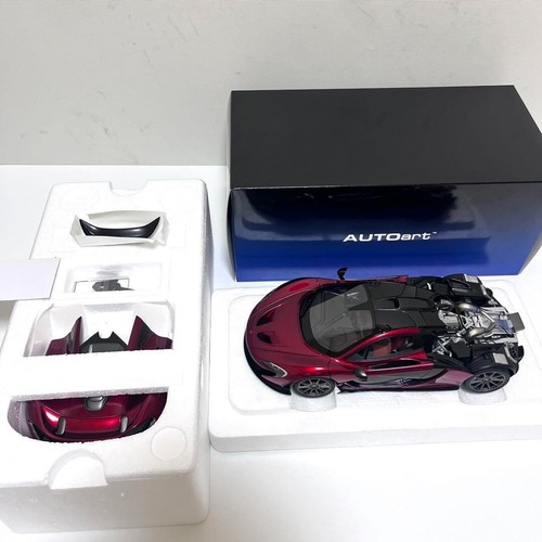AUTOart 1/18 McLaren P1 VOLCANO ROJO Compuesto Diecast Modelo 76062 con Caja JAPÓN - Imagen 2 de 17