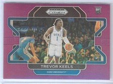 2022-23 PANINI PRIZM TREVOR KEELS PURPLE ROOKIE CARD #85 ~ 01/75 UNIQUE ~ DUKE