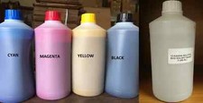 ECO SOLVENT INK REFILL FOR EPSON ROLAND MUTOH MIMAKI C,M,Y,K  CLEANING SOLUTION