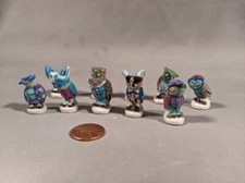 Fantasy Owls (Harry Potteresque)   French Feves Porcelain  Epiphany Cake