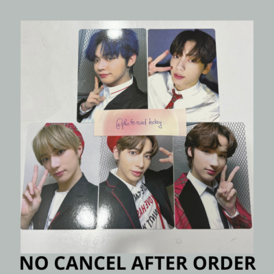TXT - TOMORROW X TOGETHER LIGHTSTICK VER 1 MOA BONG PHOTOCARD