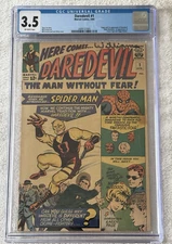 Daredevil #1 CGC 3.5 (1964) 1st app. of Matt Murdock, Foggy Nelson, & Karen Page