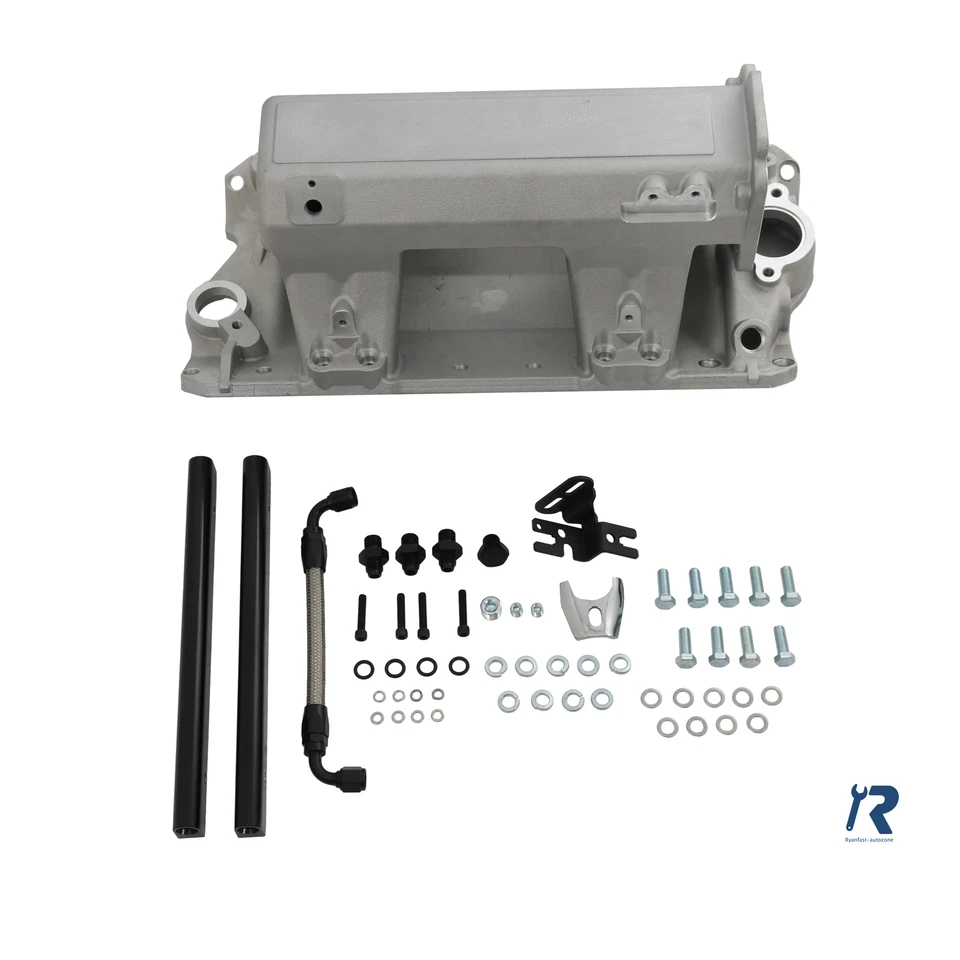 Coletor de admissão de alumínio multiporta 7137 compatível com Avanti Buick Checker Chevrolet - Imagem 2 de 4