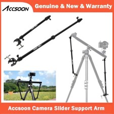 2x Accsoon Camera Slider Support Arm Extendable Adjustable Tripod Stability Arm