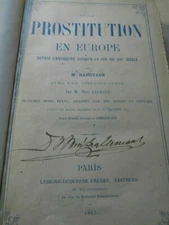 Rabutaux-De la Prostitution en Europe depuis l'Antiquité jusqu'à la fin 1863