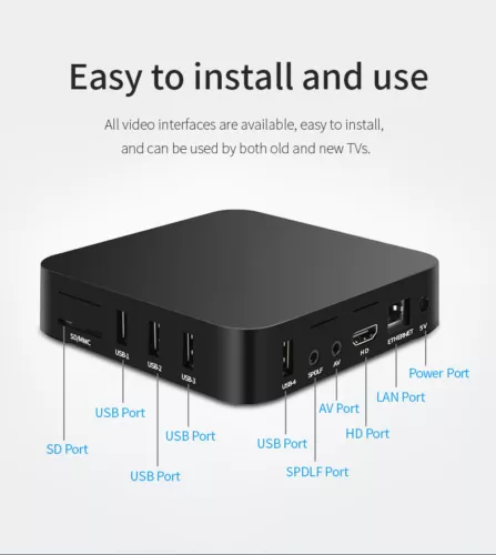MXQ Pro 4K 5G Ultra HD 64Bit Wifi Android 10 Quad Core Smart TV Box Media Player - Picture 3 of 12