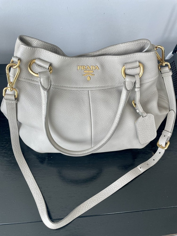 prada handbag leather