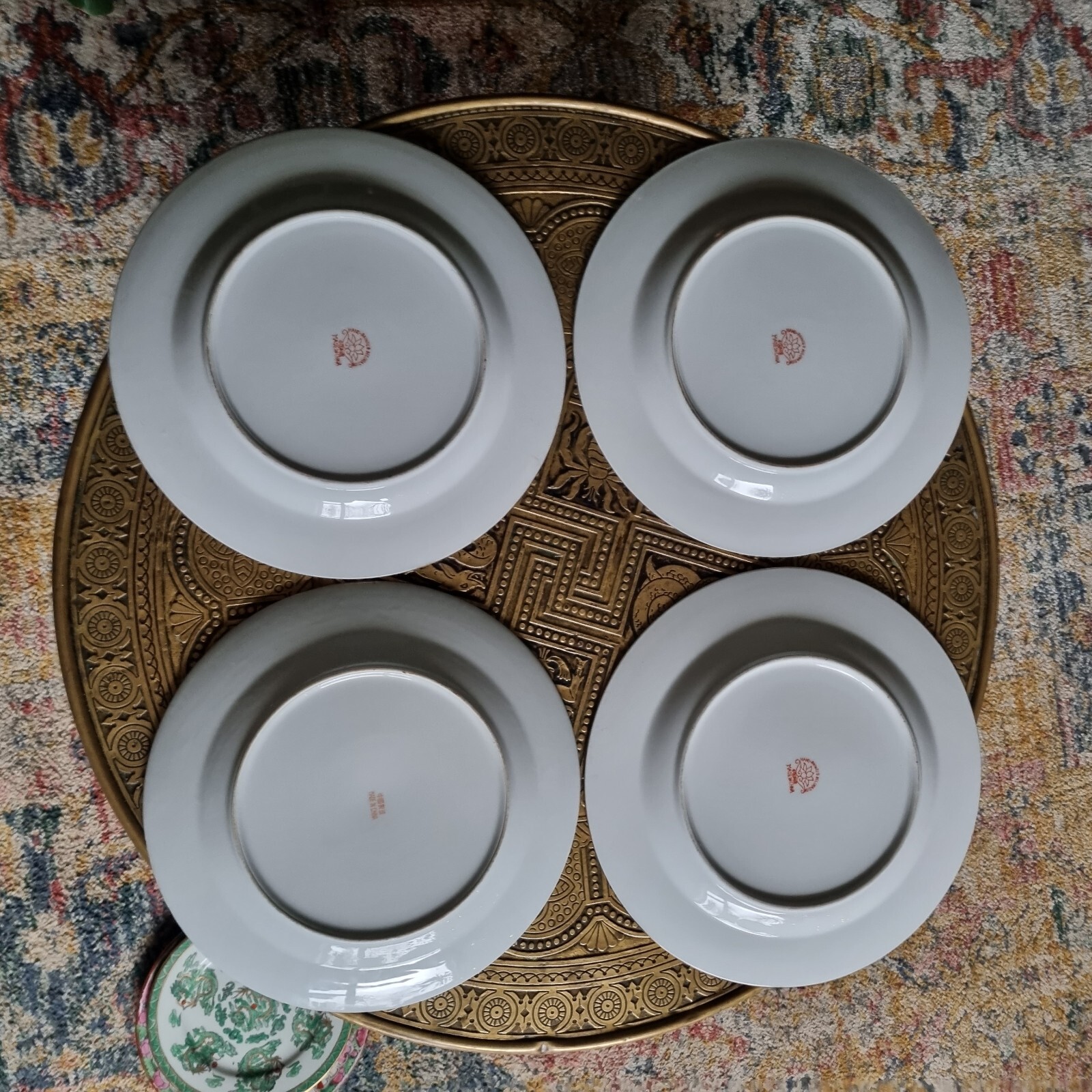 Vintage Chinese Plates Set Of 6 eBay