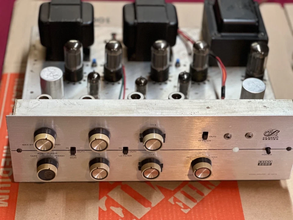 Amplificador de tubo EICO 2080 Foto 3 de 4