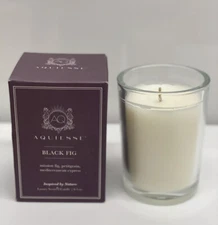 Aquiesse Black Fig Luxury Scented Candle 6.5 oz NEW IN BOX Free Shipping
