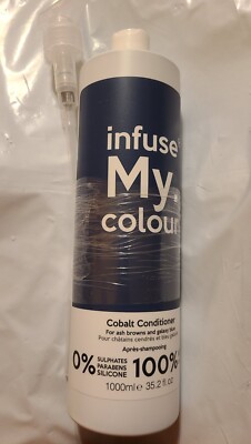 NEW Infuse My Colour Conditioner Cobalt 35.2 fl.oz for ash browns & galaxy blue