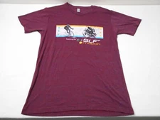 VTG SLF Motion Cycling Motorcycle Graphic T Shirt Size Medium USA Made