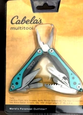 Cabela’s Multitool 8 In 1 Tools with Nylon Case 4 3/8" Overall Length Brand New