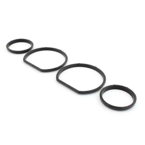 4X All Black Gauge Bezel Kit For Harley Touring Street Glide FLHT FLHX 2014-2023 - Picture 6 of 10