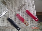 Vtg Ekco Slicer Red Wood Handle Cheese Tomato Kitchen Utensil Gadget USA — photo 4