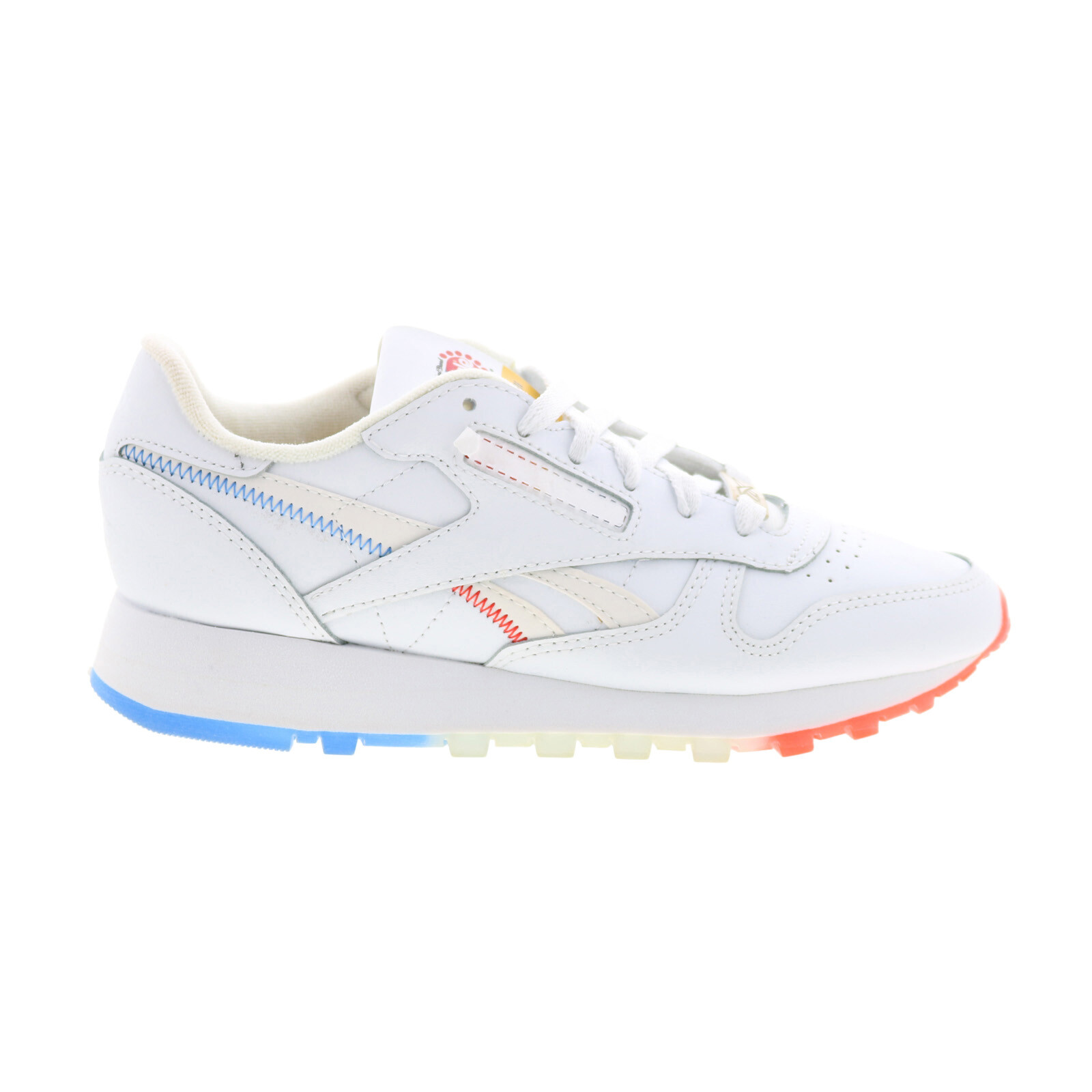 Reebok Classic Leather Popsicle Men's White Lifestyle Sneakers Size 4.5