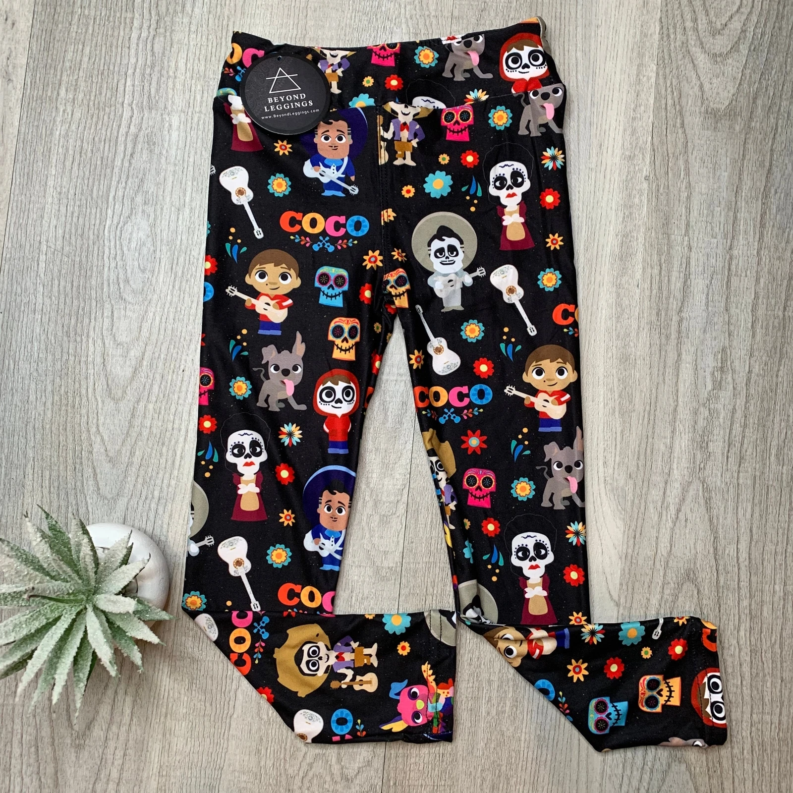 Coco Pixar Movie Print Soft Stretchy Kids Leggings